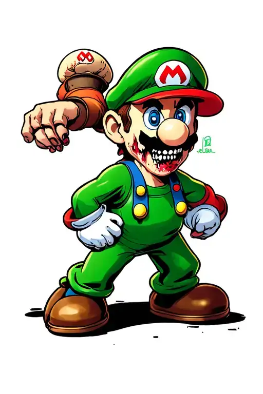 Zombie Super Mario Oneup