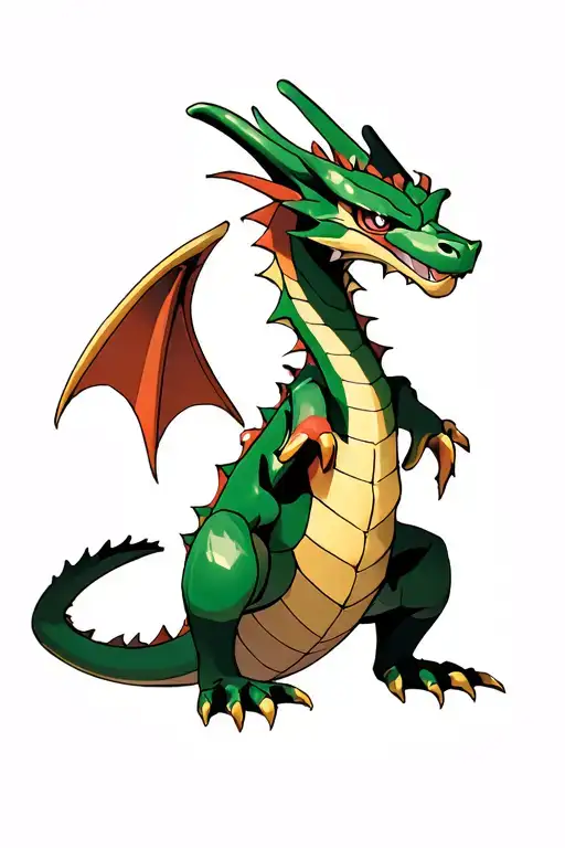 Rayquaza As A Realistic Dragon