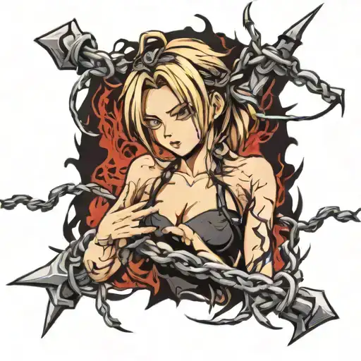 Barbed Wire Black Ink