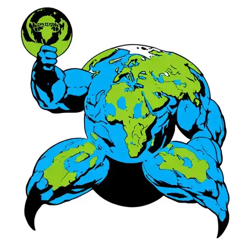 The Titan Atlas Holding Up The World