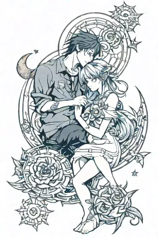 A Girl Like The Moon And A Guy Like The Sun Love Each Other