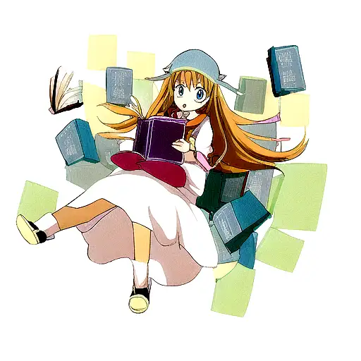 Girl With Magic Book