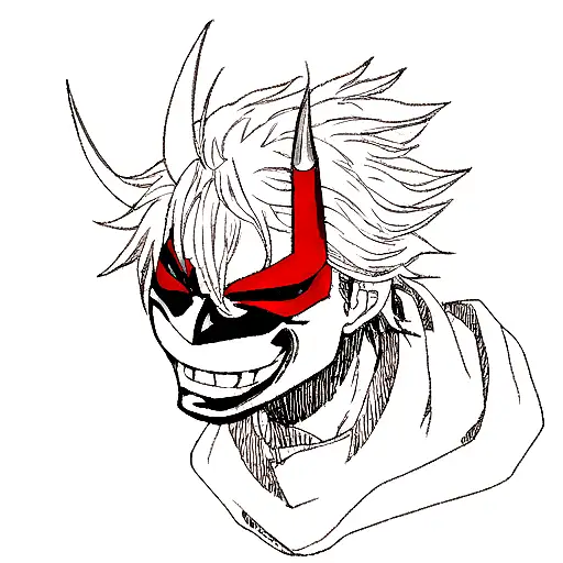 Oni Mask With Sword