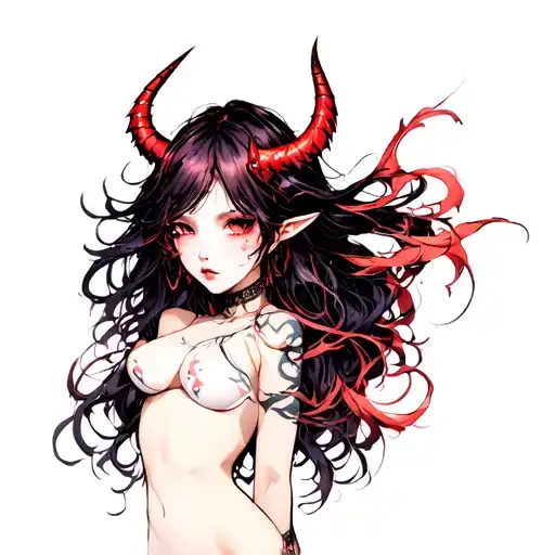 Sexy Demon Anime Girl
