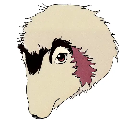 A Realistic Portrait Of The Main Character From Princess Mononoke