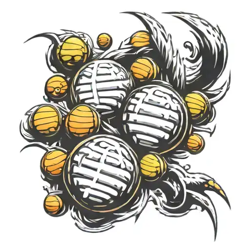 Dragon Ball Z Dragon Balls Floating