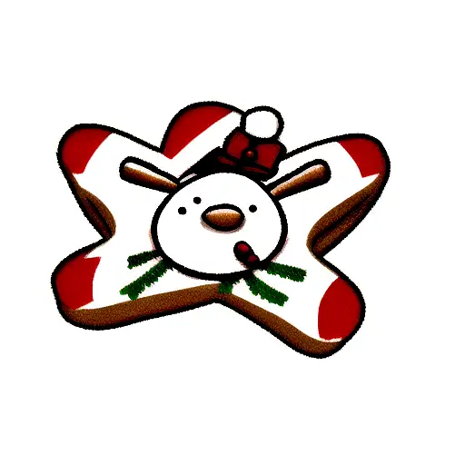Funny Christmas Cookie