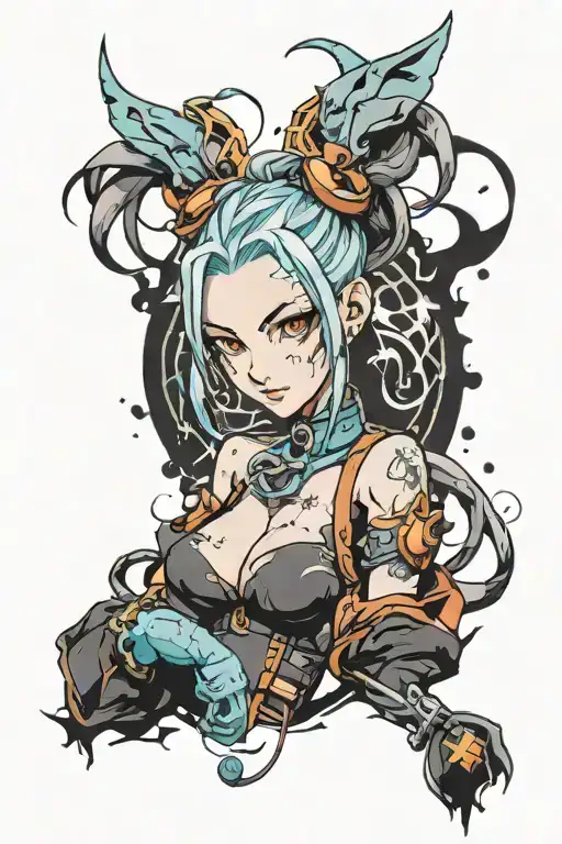 Portrait Of Jinx From Arcane