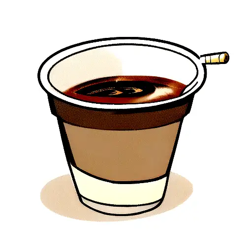 A Bullet Transforming Into A Coffee Cup