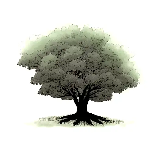 A Tree Growing From The Grave