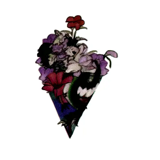 A Dragon And A Flower