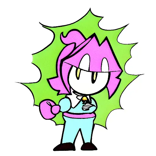 Rich Barney Cartoon Character