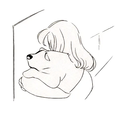 A Woman Hugging A Dog