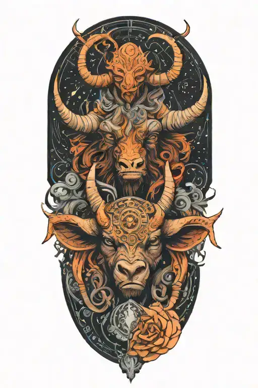 Male Tauren With Female Space Alien