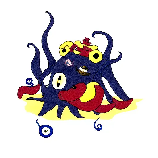 Navy Octopus Anchors