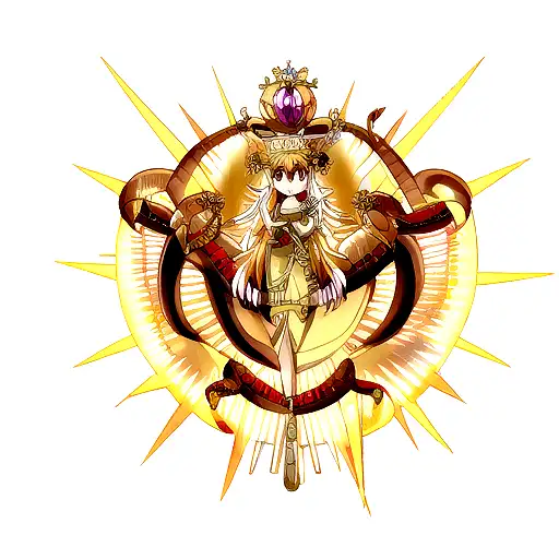 Serpent With A Crown Of Sun Rays