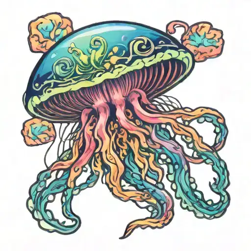 Rainbow Marina Jellyfish