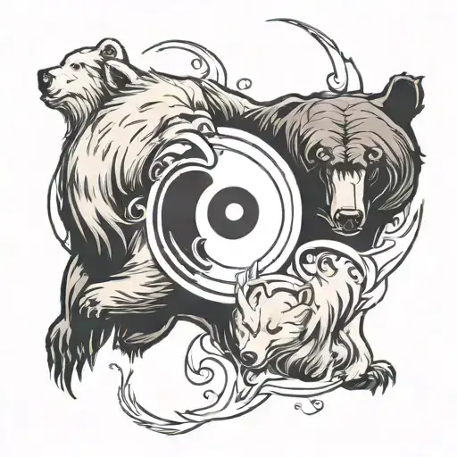 Bear Yin Yang