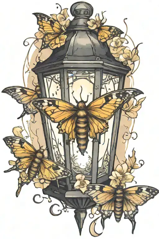 Top Moth Lantern