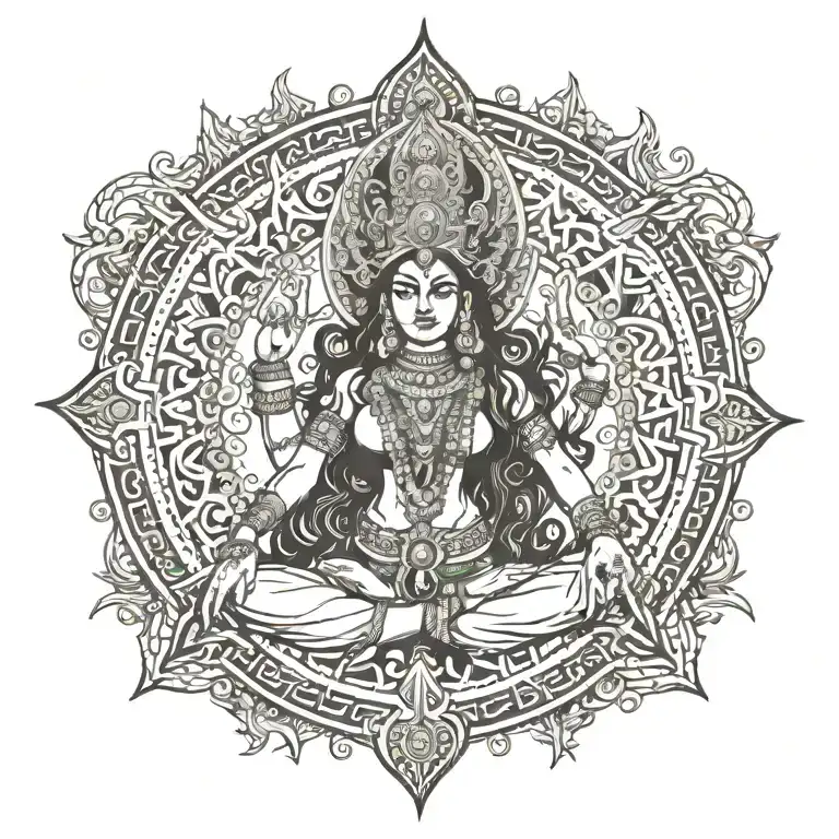 Kali Hindu Goddess Sexy Fit