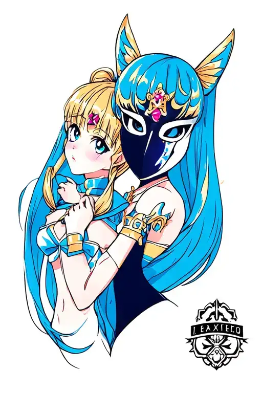 Sailor Moon And Texedo Mask