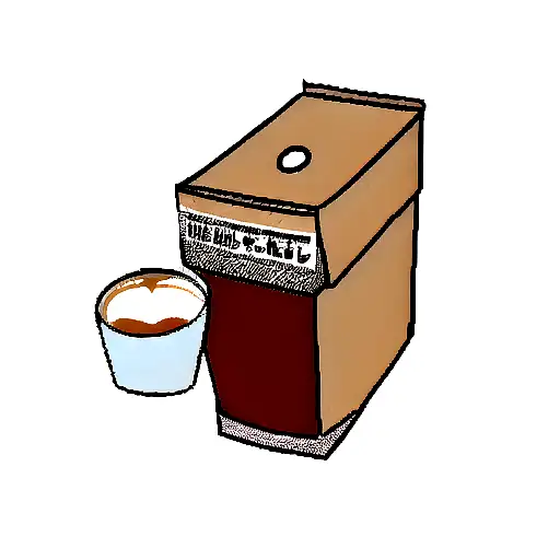 Cup Coffee And Milk Box