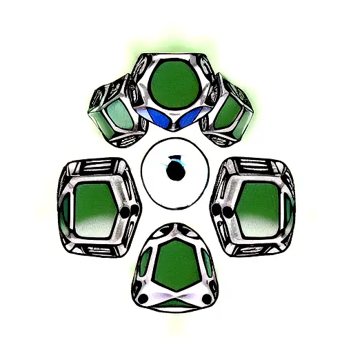 Twenty-sided Dice Baldur Gates Styled