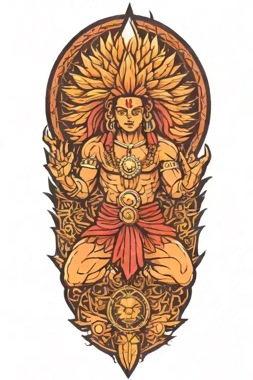 Native Indian Turning Super Saiyan