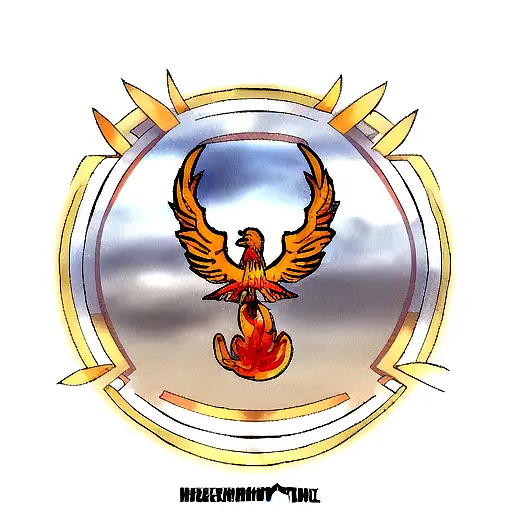 Warrior With Phoenix