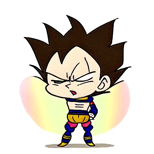 Vegeta With Tribal