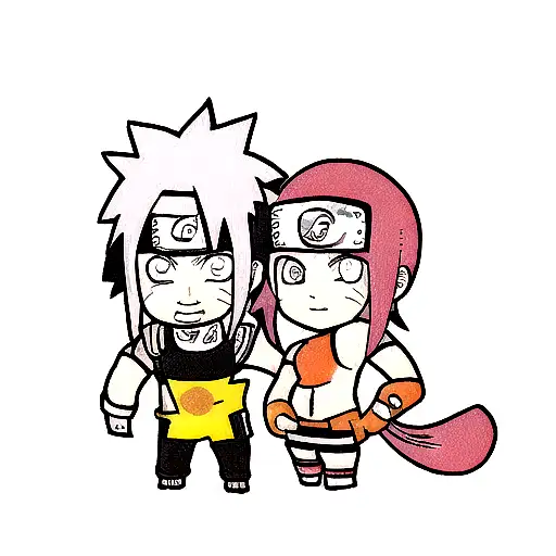 Naruto Related Tatto For 2 Friends