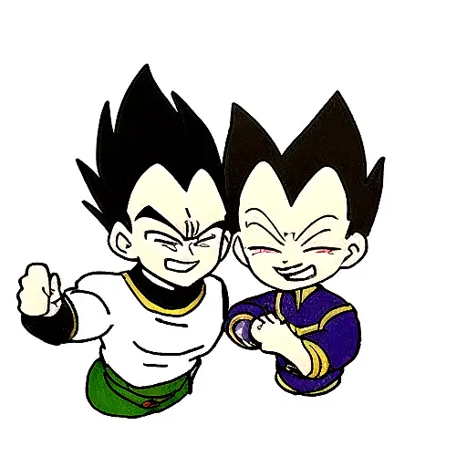 Vegeta With Rasengun Smiling