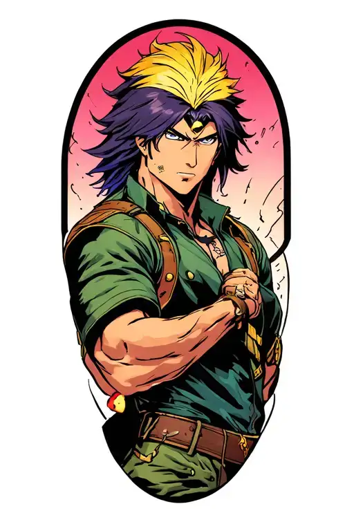 Jojos Bizzare Adventure Manga Panel Half Sleeve