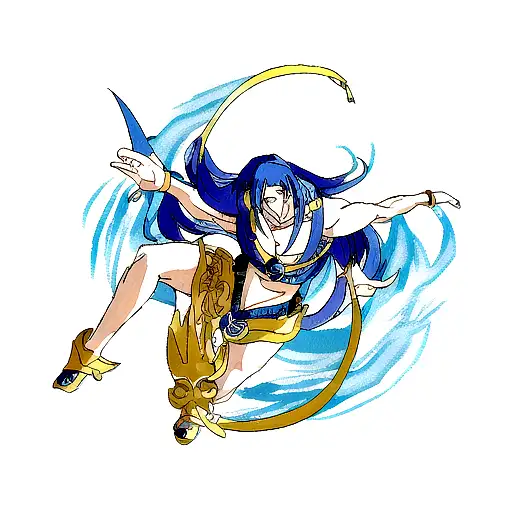 Libra Zodiac Sign With A Blue Dragon