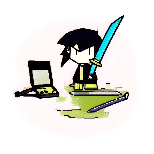 Sword Made Of Gameboys