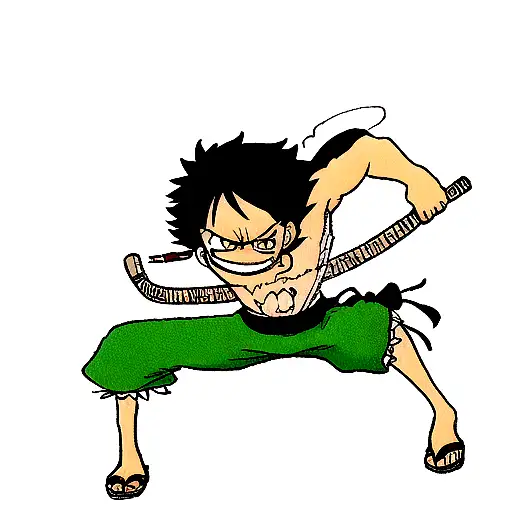 Minimal Luffy Zoro