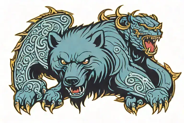 Midevil Shield Bear Crest