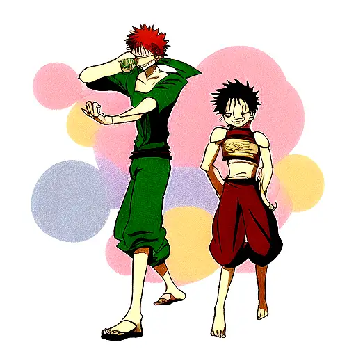 Luffy Gaara Zoro