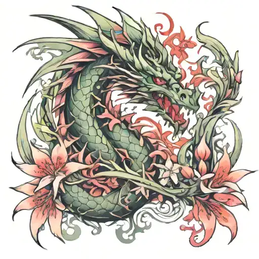 Dragon And Lycoris