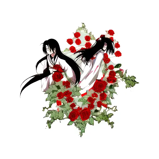 Itachi And Roses