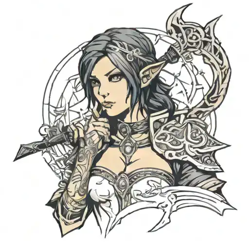 Serana From The Video Game Skyrim