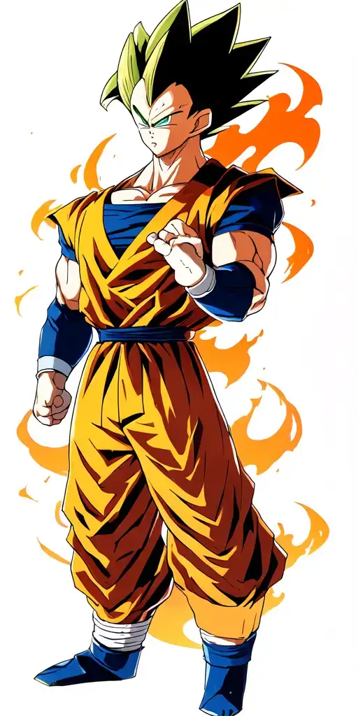 Vegeta From Dragon Ball Mixed With Dune Part Ii