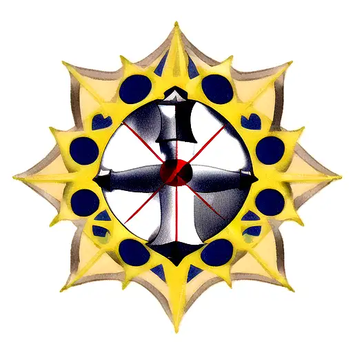 A Templar With A Christian Cross