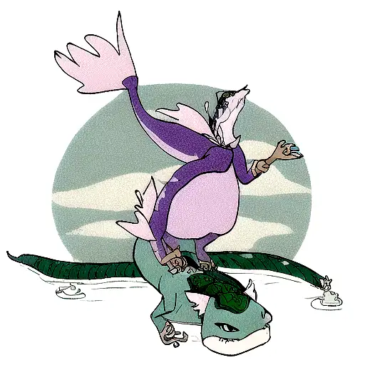 A Haiku Water Dragon