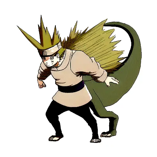 Large Dragon With Hint To Naruto