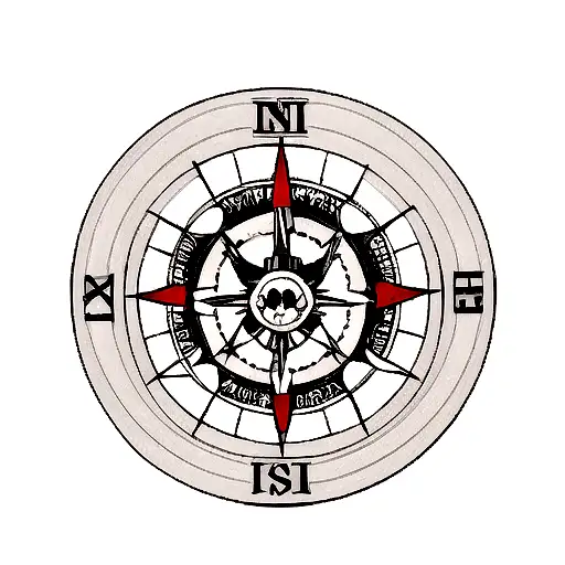 Sukuna Anime Half Skull And Compass