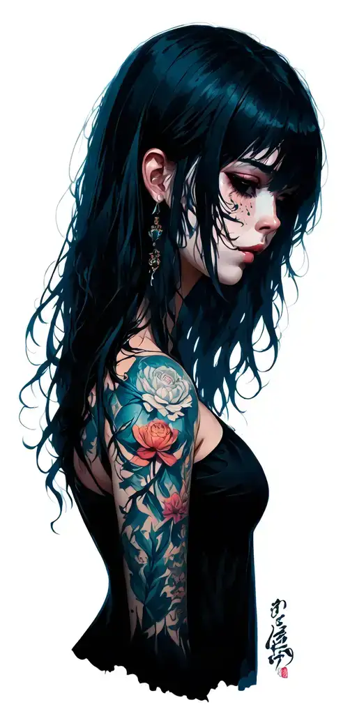 Aesthetic Dark Fantasy Scene