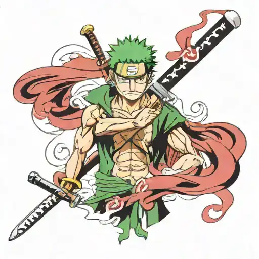 Zoro One Piece Oath Written Inside