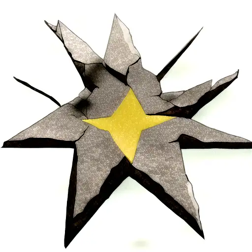 Broken Star With Pavement