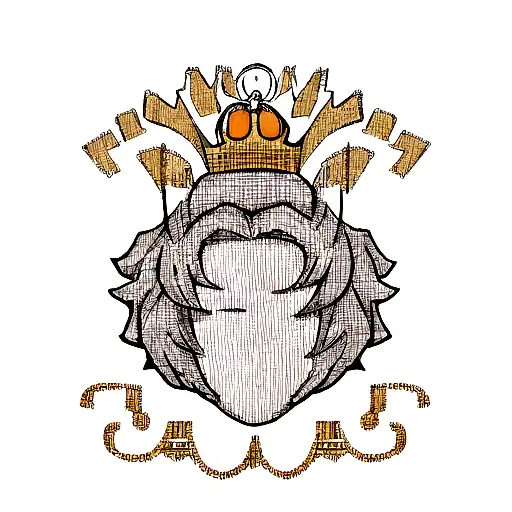 Crown With King Letters